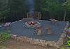 Your family will enjoy hours of fun roasting marshmallows, smores, hot dogs or just enjoying the glowing embers of the fire at this fantastic firepit area provided at the cabin. You will not want to miss out on this fun area provided at the cabin.
