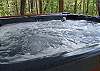 Enjoy soaking your cares away in the 5 person Hot Tub on private patio while listening to the many sound of nature.