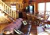 The Kitchen is fully equipped with Dishwasher, Microwave, Refrigerator, Stove and all the utensils to prepare your family meals during your stay. The Dining Room Table provides seating for 6 guests.