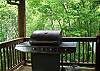 Gas Grill is provided and is located on the main level deck next to the kitchen area.