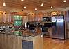 The Kitchen is fully stocked with pot, pans, and dishes for your meals.  Stainless Steel Appliances, Microwave, Refrigerator, Ceramic Top Stove and Dishwasher.