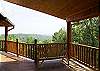 You will enjoy mountain view from any place you want to sit and relax on the covered decks or open decks of the cabin.