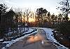 This photo was taken after the sun finally melted a 12 inch snow in January.  The evening sunset was such a welcome sight.