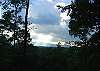 You will enjoy a different picture every evening from the deck of the cabin.  Here you could feel like you could touch the sunrays.
