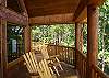 Relax on the back deck and enjoy the long range mountain views during your stay at Beariffic View