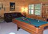 The family room offers, Pool Table, Air Hockey and Fooseball for yourfamily to enjoy.