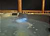 A Nighttime view of the Hot Tub