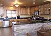 Fully Equipped Kitchen with Stainless Steel appliances and all the accessories.