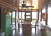 Enjoy your evening meals from the screened porch.