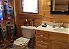 The Loft Bathroom also has it's own private bathroom.