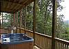 Spa and Grill are both located on the Same Deck facing the amazing mountain view.