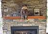 Our front porch friend will greet you with a smile when you walk up on the front porch of the cabin. His inviting smile is only the beginning of a wonderful stay this cabin offers to you.