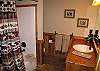 Lower Level Bath is the the Bear Bathroom and offers a tub shower also.