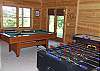 Air Hockey and Fooseball for your entertainment during your stay.