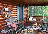 Enjoy rocking or swinging and enjoy the mountain view all at the same time during your stay at Southern Star.