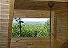 Enjoy the view from the loft dormer.Sit and relax in the loft area and enjoy the mountain view from the dormer window.