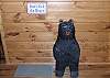 A Welcome Face greets you as you enter the cabin.