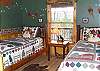 You can even Enjoy the Mountain View from the inviting Bear Bedroom.  There is a full bath just across the hall(shared with the 2nd bedroom)
