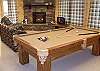 Regulation Size Pool Table located in the family room on the lower level.