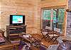While your family enjoys the entertainment of the TV located downstairs with the Wii Game you can enjoy your favorite show on the TV in the living room.