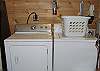 For your longer stay a washer and dryer is provided.