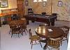 Also in the family room there are 2 card tables to enjoy your favorite board or card games. There is also a bar area for preparing your drinks or coffee. Enjoy a game of pool on the regulation size pool table.
