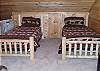 The 2nd set of twin beds in the loft area bedroom.