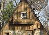 Romantic A Frame Cabin.