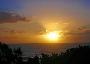 Amazing sunset at Calypso
