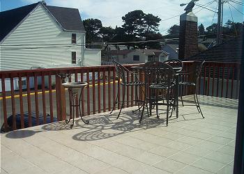 Deck off living room