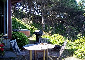 Ocean side outdoor area