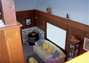 Living room as seen from above.