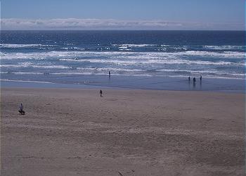 Miles of sandy beach!