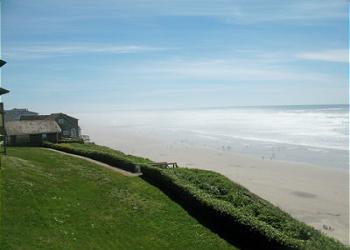 Beach access in front of condo