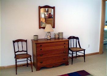 Chairs on the landing