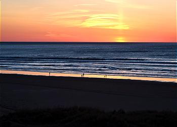 Sunset from the balcony