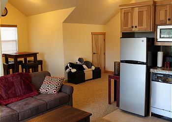 Attached studio above Garage