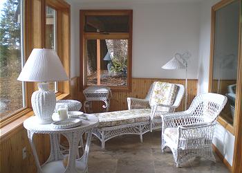 Sun Room with Wicker