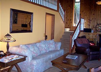 Sofa Sleeper/Stairs to Master Suite Loft