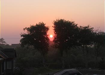 Sunset View from Deck