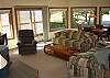 Beach Links Great Room with Pellet Stove