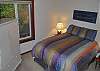 Queen Bed.  Armoire Acts as Closet.