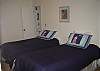 Twin Bedroom.Open Door Goes to Shower