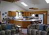Chef's Kitchen Great Room with Cathedral Ceiling