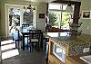 Glass Doors Lead to Flagstone Patio