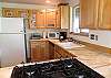 Fully stocked kitchen
complete with Gas Stove