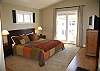 King Bed with Attached Bath  ...  Glass Doors to South Facing Deck