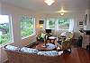 Bright, new living room for the Beach House at NKN. Refinished wood floors, too.