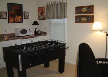 Game Room and Wet Bar