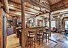 Additional kitchen bar island view - Bear Lodge Breckenridge Vacation Rental 